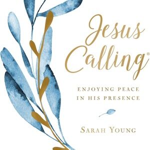 365 day Devotional Jesus Calling, Large Text Full Scriptures: Enjoying Peace